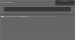 Desktop Screenshot of indiaservices.com