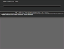 Tablet Screenshot of indiaservices.com